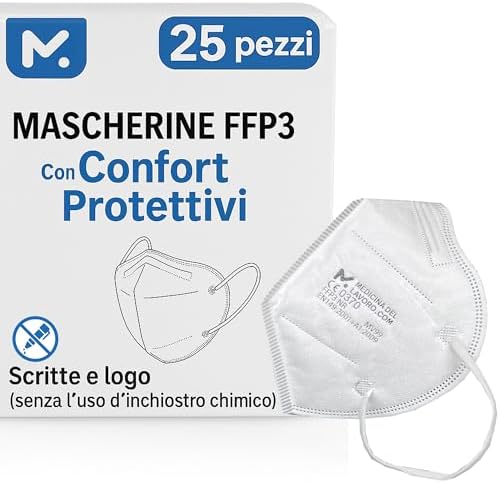 Mascherine FFP3 Nere Certificate CE - 50 Pezzi, Made In Italy, Filtrazione ≥99% - Foto 5