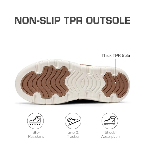 DREAM PAIRS Womens Winter Boots Cozy Faux Fur Anti-Slip Snow Boots Lace Up Comfort Stylish Ankle Booties for Cold Weather City Walk,Size 7,Tan,SDSB2404W by DREAM PAIRS - Image 4