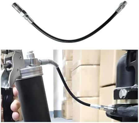 Wevdn Flexible Grease Gun Hose, 13" Resin Grease Gun Fully Bonded...
