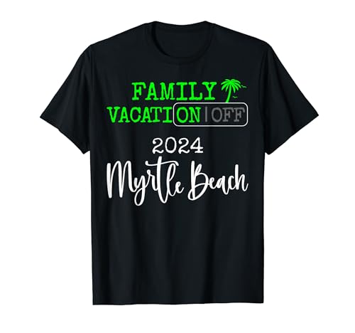Family Vacay Squad Trip Family Vacation Myrtle Beach 2024 T-Shirt