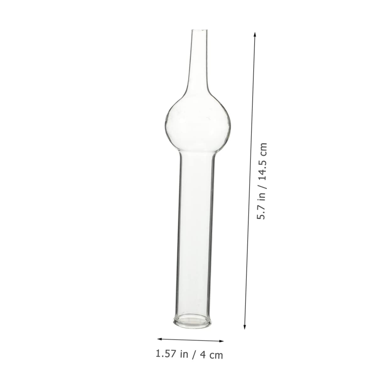 5 Stück Trockenröhrchen aus Glas für Schul und Laborexperimente mit Transparentem Design und Sorgfältiger Verarbeitung