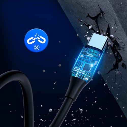 Carregador Veicular Usb 1Hora para Carro, Porta Usb A/C, 3A com Cabo Usb C Macho/Macho Azul, Design