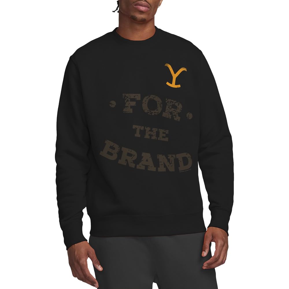Yellowstone For The Brand Crew Sweatshirt, Black, Medium