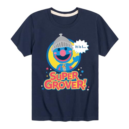 Sesame Street - Kawaii Super Grover - Toddler and Youth Short Sleeve Graphic T-Shirt