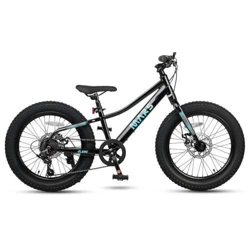 Glerc Mars Kids Mountain Bike, 20 24 Inch Fat Tire Bike for