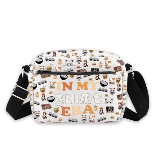 TGBJE Anime Character Crossbody Purses Bag Anime Merchandise Anime Themed Gift In My Anime Era Messenger Bags For Anime Lover