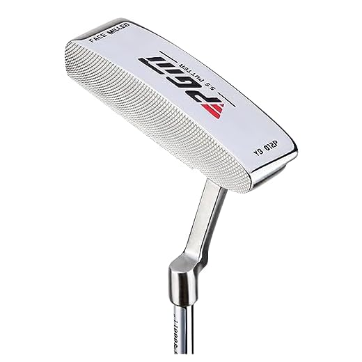 PGM Men's Left-Handed Putter - 950 Steel Shaft, Stainless Steel Head, Easy Flop Shots