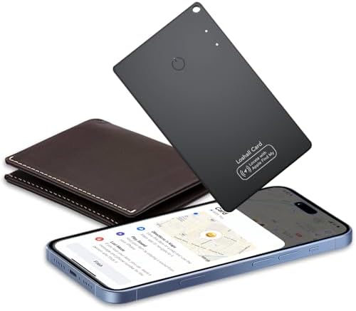 CASCHO Wallet Tracker Card [Apple MFi Certified] Air Tracker Tag,...