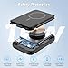 HAIARA for MagSafe Portable Charger, 5000mAh Wireless Magnetic Power Bank with USB C & A Charging, Slim Phone Battery Pack for iPhone 16/16 Pro/16 Pro Max, iPhone 15/14/13 Series - (Black)