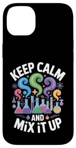 Keep Calm Science Lab �������w �X�}�z�P�[�X iPhone 14 Plus �p