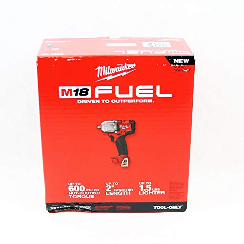 Milwaukee Impact Wrench,Cordless,Compact,18Vdc #TOP2