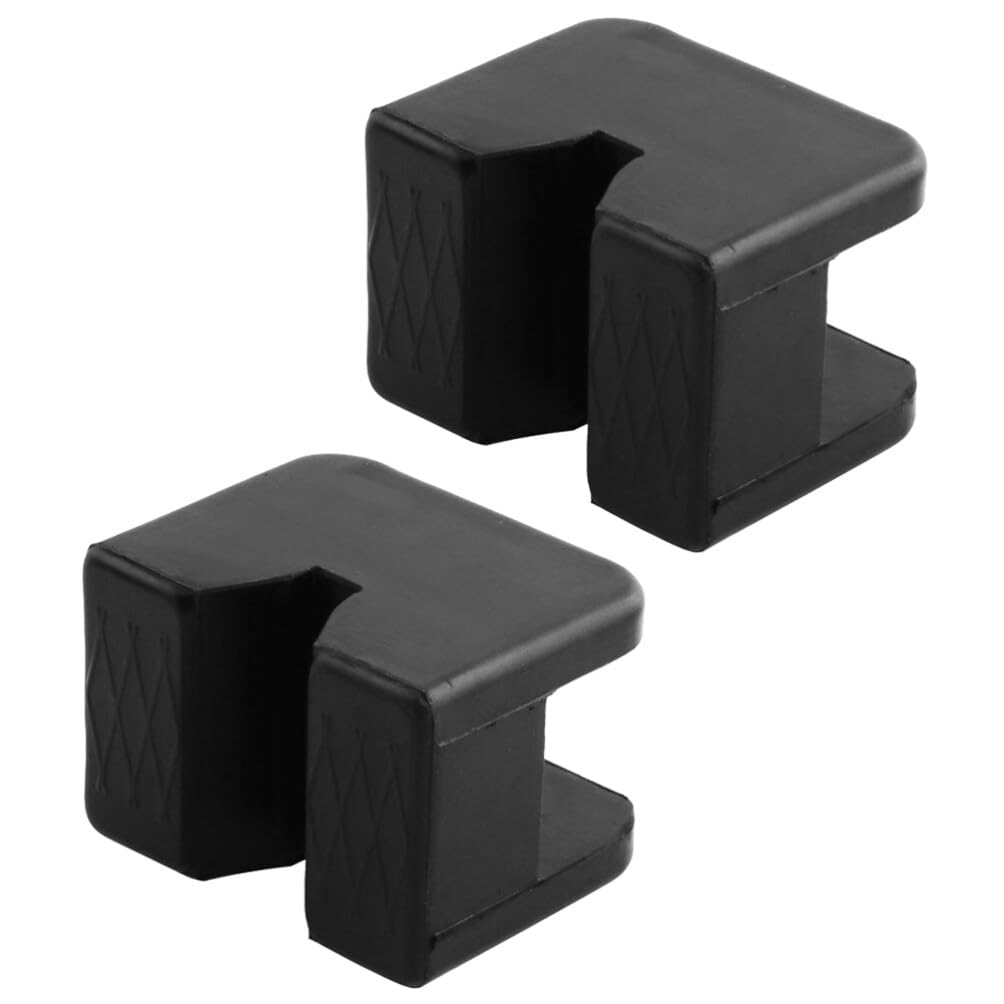 2pcs Jack Pad Adapter, Black Car Jack Stand Mat Adapter