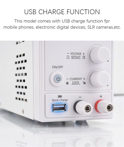 Alimentation stabilisée CC 30V 10A pour éviter les surtensions de labo