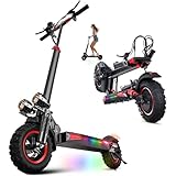 11' Off-Road Electric Scooter Adults – 1200W Motor，48V 18AH Battery，36 Miles...