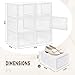 Imagen de WOLTU 6x Cajas de Zapatos Transparentes
