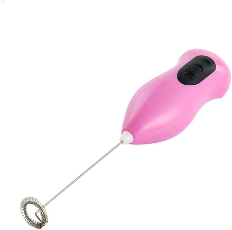 KooKen Automatic Stirrer Milk Frother Handheld Mixer Frother for Coffee Milk Egg - Pink