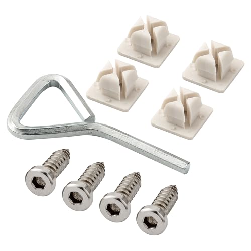 Rightcar Solutions License Plate Screws (1/4" x 3/4") | Anti-Theft