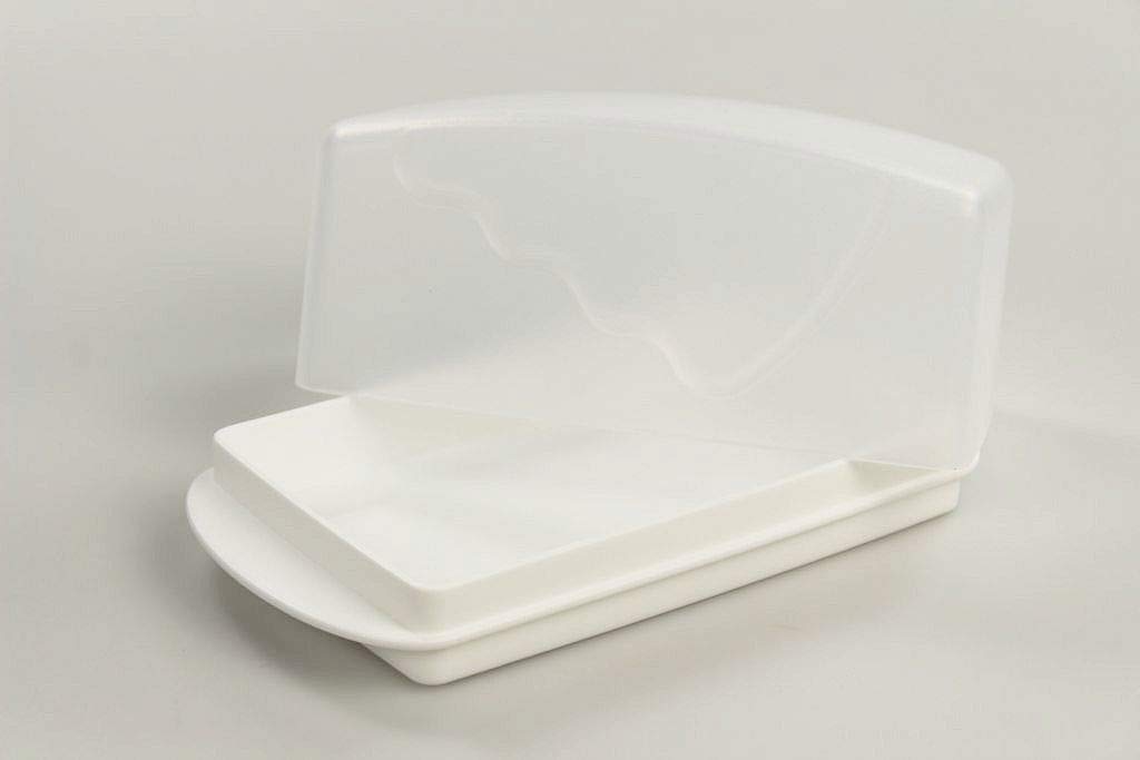 Mantequillera Tupperware Impressions | Azul Claro, Apta Lavavajillas | Para Bloques Y Palitos De Mantequilla