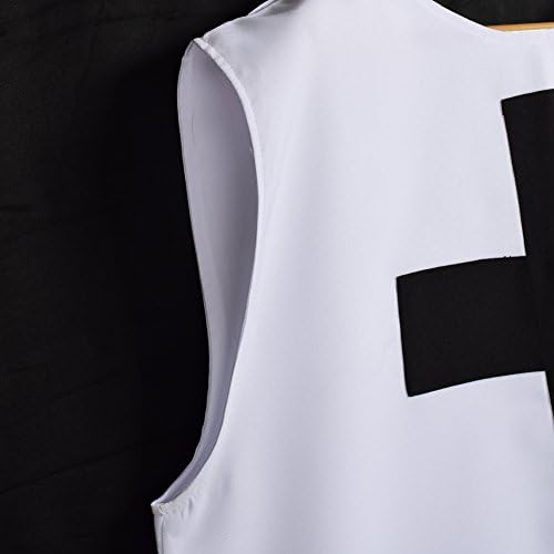 BLESSUME Unisex White Medieval Knight Tunic Belt - Image 6