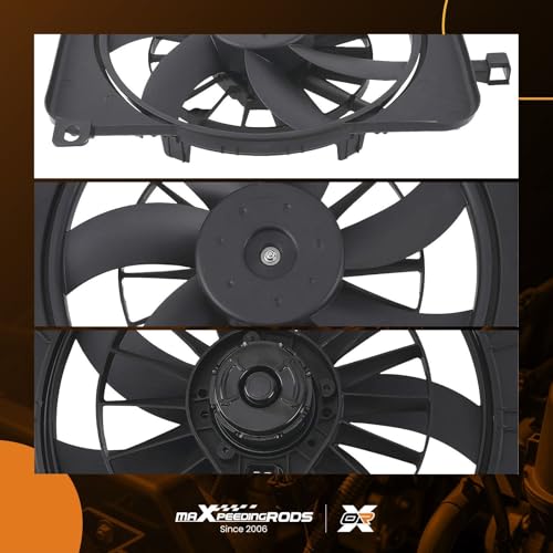 Image of maXpeedingrods Engine Radiator Cooling Fan Assembly for Chevrolet Cavalier 1995-2005, for Pontiac Sunfire 1995-2005 Replace # 12365370