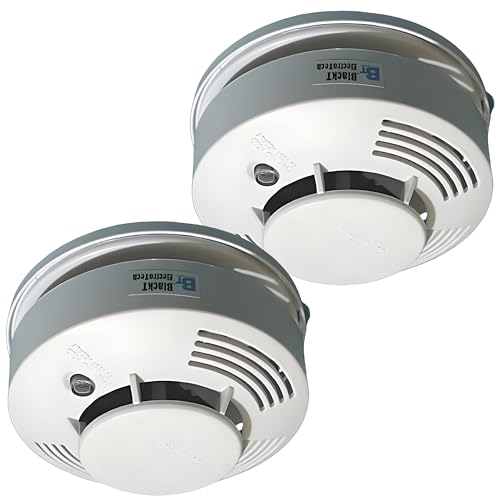 Image of Blackt Electrotech(BT35F): Updated Smoke Detection Sensor Alarm DIY 2 PC Pack