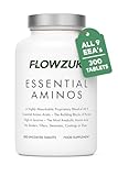 Flowzuk Essential Amino Acids – 300 Tablets | Full Spectrum EAAs with BCAAs | Vegan-Friendly | UK Made | High-Strength Amino Supplement