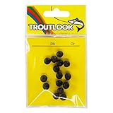 Troutlook Tremarella Puffer Perlen aus Gummi 15 Stück 6mm