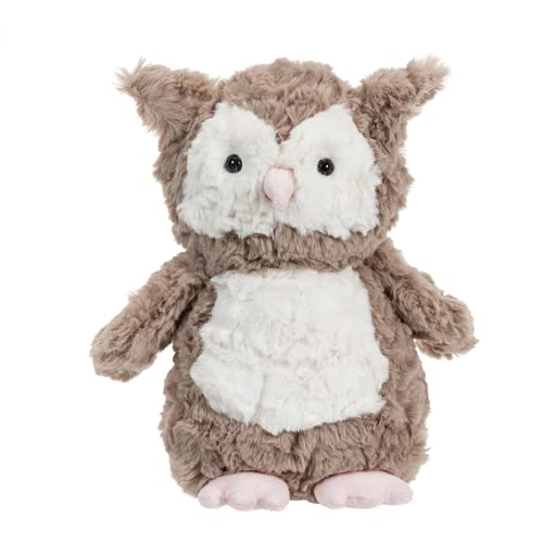 Image of Apricot Lamb Toys Plush Brown Owl Stuffed Animal Soft Cuddly Perfect for Child (Brown Owl,9.5 Inches)