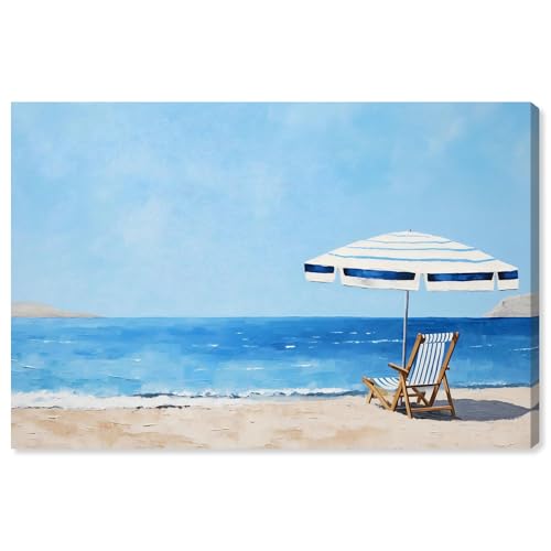 Art Remedy Bliss by the Beach Canvas Glam Beach Wall