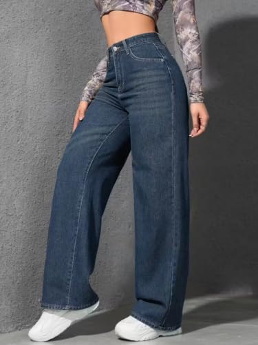 Image of Nifty Women's Denim Stretchable Baggy Fit Jeans || Available in Multiple Shades
