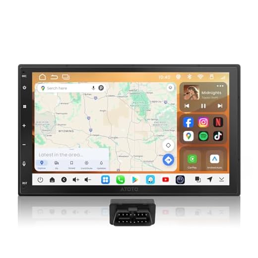 ATOTO S8 Ultra Double Din Car Stereo, 7 Inch Android Car in-Dash Video Receiver, Wireless CarPlay & Android Auto, Dual BT w/aptX HD, Gesture Operation, VSV&LRV, Built-in 4G Cellular Modem, S8G2A78UL-A