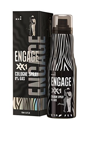 Engage XX1 Cologne No Gas Perfume for Men, Citrus and Spicy Fragrance Scent, Skin Friendly Perfume for Men Long Lasting Smell, 135ml