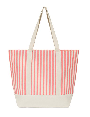 Leisureland Large Water Resistant Canvas Beach Tote Bag (19