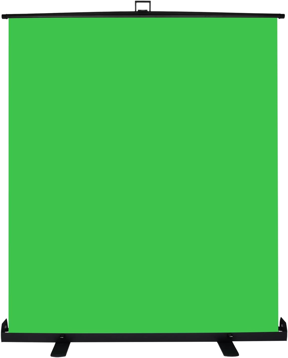 Joleritc Portable Stretchable Chromakey Background 1.5 * 2m Pull-up Style Wrinkle-resistant Green Screen Backdrop with Self-locking System Portable Aluminum Alloy Storage Case for Matting Photography