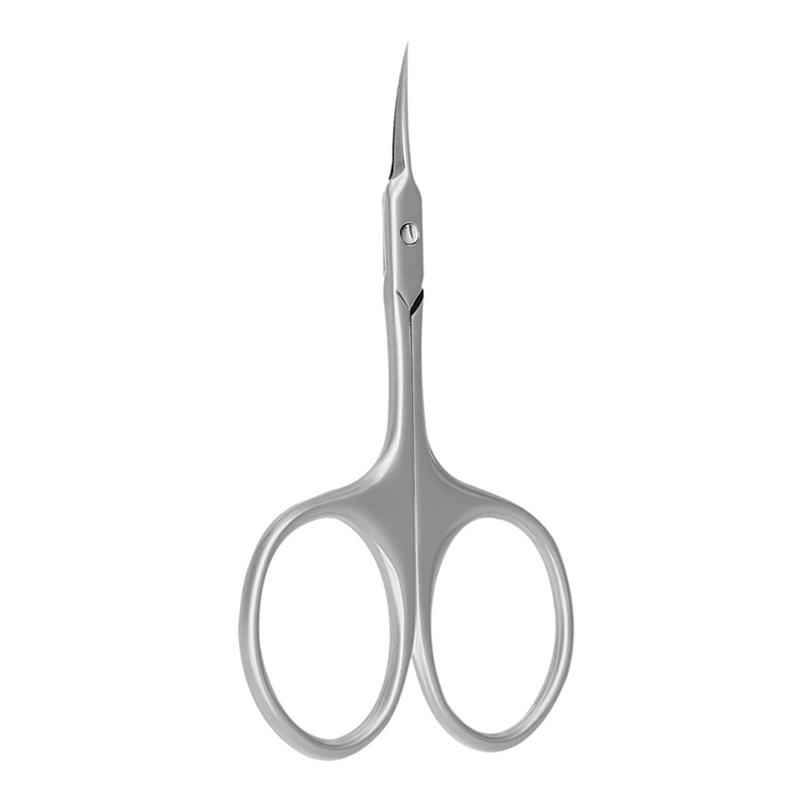 1 Pieza de Tijeras for cutículas, Tijeras for Piel Muerta, Herramientas de manicura y pedicura de Acero Inoxidable, recortador de uñas Exfoliante portátil.(Light Grey)