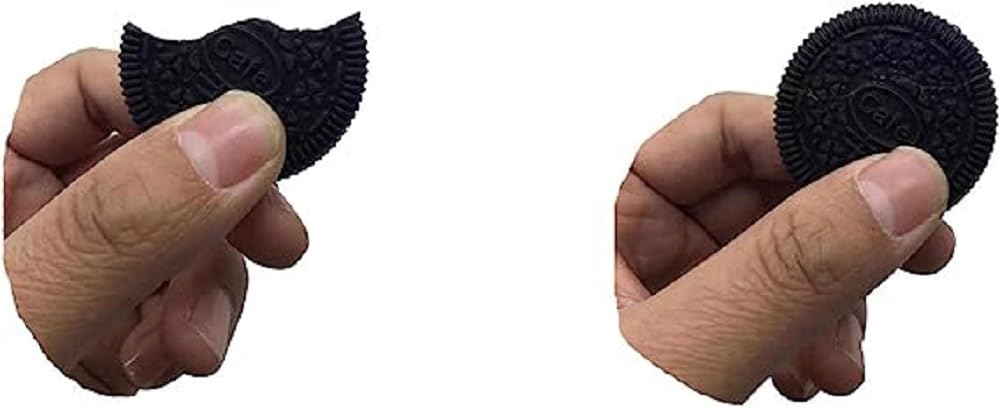 DTECGOUGBite and Restore Biscuit gimmick bite Repair Close-up Magic Street Trick bite Oreo Magic Props Funny Magic Props Children's Toys