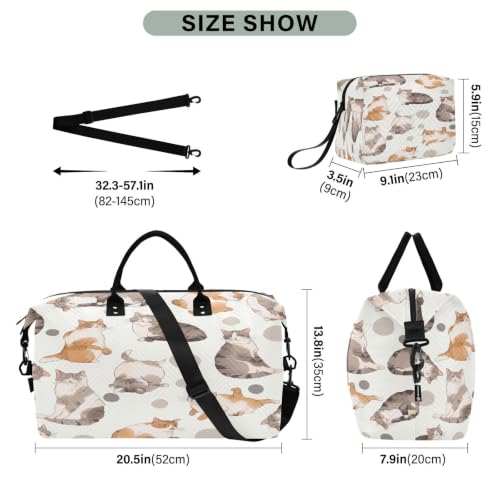 Sac à main de week-end chats mignons pour ne plus jamais manquer d'espace - 3