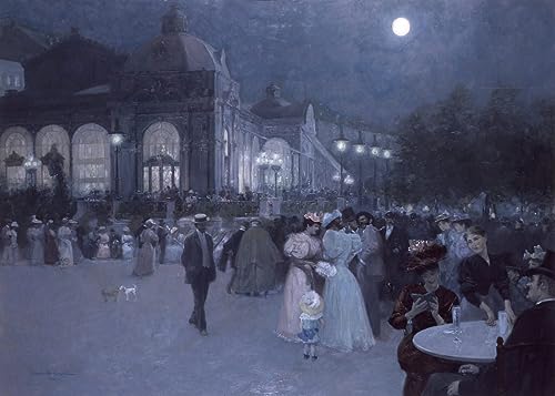 Tableau Concert du soir dans le parc Wilhelm Gause pour habiller un grand mur vide 60x90
