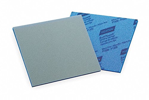 Norton Contour Sanding Sponge, Very Fine Grade, Gray, Package Quantity 20 - pkg. of 20