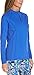 Women's Quarter Zip Rash Guard with Long Sleeves - UPF 50+ Sun Protection - Freestyle in Baja Blue