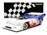 Kollektion. Minichamps 155746501 Porsche 917/10 – Nurburgring Inter Serie 1974 – Maßstab 1:18, Weiß/Blau/Rot