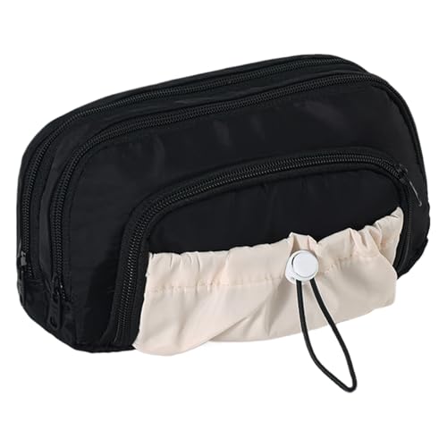 Generisch Estuche para lápices, bolsa de alta capacidad, organizador de doble cremallera, bolsa de almacenamiento, 9,06 x 3,94 x 5,12 pulgadas, soporte para colegio, estudiantes, adolescentes, adultos
