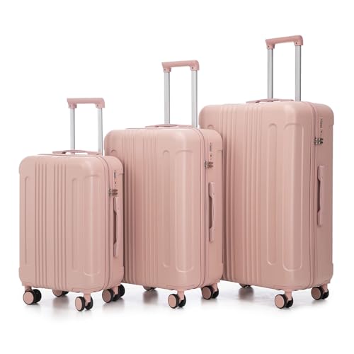 Hardshell Luggage Set - 3 Piece Spinner Suitcases with TSA Lock and Smooth Wheels, 20, 24, 28 Inch