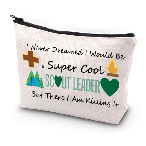 JYTAPP Novelty Makeup Bag Leader Gift I Never Dreamed I'd Grow Up To Be a Leader Cosmetic Pouch