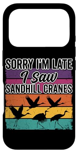 ���g�� Sorry I'm Late I Saw Sandhill Cranes �X�}�z�P�[�X iPhone 17 Pro �p
