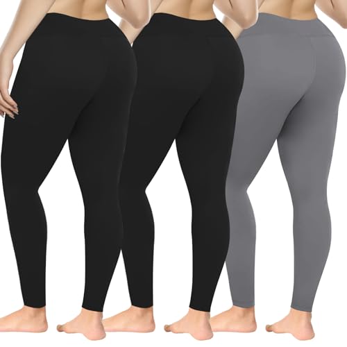 PERFECT FORM LEGGINGS plusとTOPS 3枚セット Amazon.com: CUXFLS 3 Pack Plus Size Leggings for Women, Yoga Pants
