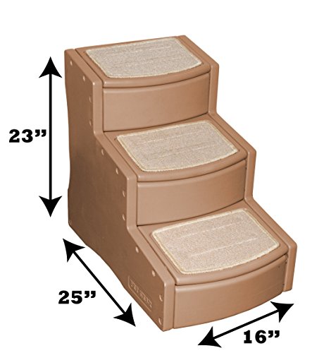 Pet Gear Easy Step Iii Pet Stairs, 3-Step/For Cats And Dogs Up To 150-Pounds, Large, Cocoa #TOP3