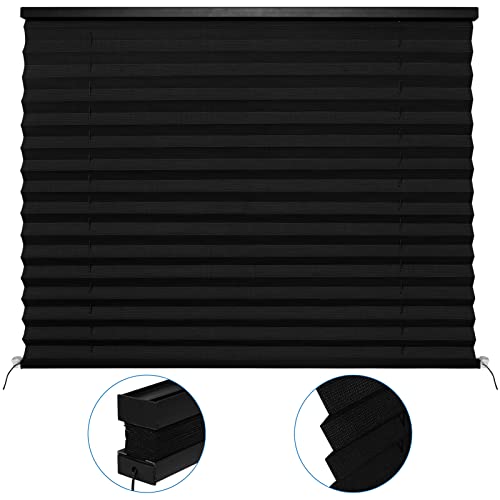 Image of NOVINO RV Blinds for Camper Window,RV Shades Camper Blinds for Travel Trailers,Motorhome Pleated Window Shades-26 W x 24 inch L