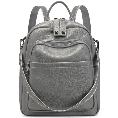 BOYATU Genuine Leather Backpack Purse Women: Convertible Elegant Backpacks