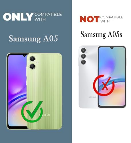 Image of Jkobi Back Cover for Samsung Galaxy A05 (Silicone Clear Shockproof Case with Camera Protection | Soft and Flexible | Transparent)